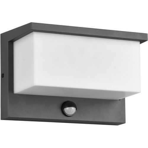 LIVIQUE, Wandlampe Nestos Grau Aluminium 23 cm 15 cm - Farbe: anthrazit - LED - Lichtfarbe: Warmweiss - Wandlampe- LED Energiesparlampe