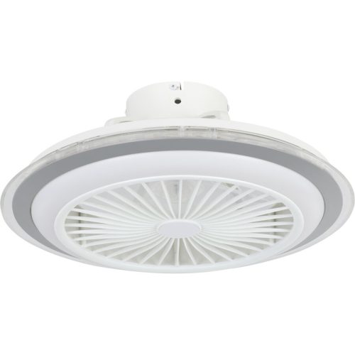 Eglo, Eglo Deckenlampe Albufeira Grau/Weiss Kunststoff 50 cm - Farbe: weiss/grau - LED - Deckenlampe- LED Energiesparlampe