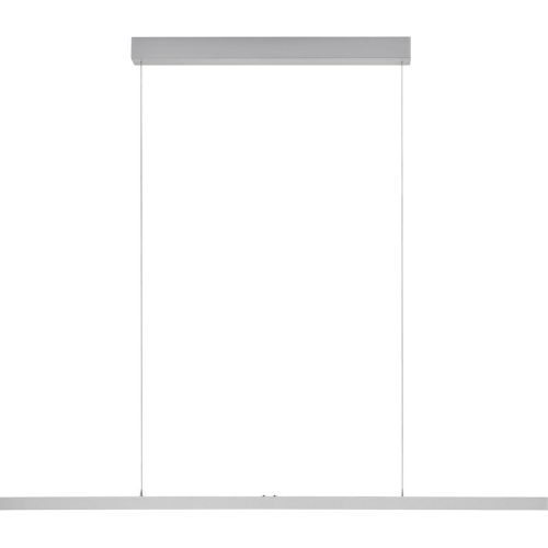 Bankamp, Designer-Pendellampe Bankamp Line aluminium matt 120 cm - LED - Lichtfarbe: Extra warmweiss - Designer-Pendellampe- LED Energiesparlampe