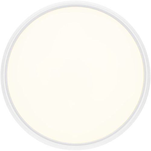 LIVIQUE, Deckenlampe Nina Weiss Eisen 50 cm 8.5 cm - LED - Lichtfarbe: Extra warmweiss - Deckenlampe- LED Energiesparlampe