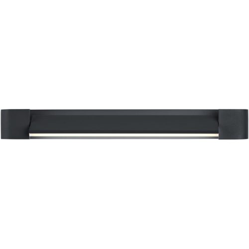LIVIQUE, Wandlampe Box Schwarz Eisen 40 cm - LED - Lichtfarbe: Extra warmweiss - Wandlampe- LED Energiesparlampe