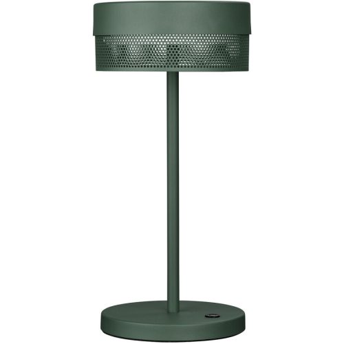 LIVIQUE, Tischlampe Mesh Grün Eisen 30 cm - LED - Lichtfarbe: Extra warmweiss - Tischlampe- LED Energiesparlampe