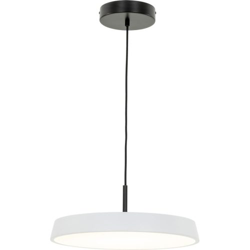 LIVIQUE, Pendellampe Ellis Schwarz/Weiss Aluminium 40 cm 120 cm - Farbe: weiss/schwarz - LED - Lichtfarbe: Extra warmweiss - Pendellampe- LED Energiesparlampe