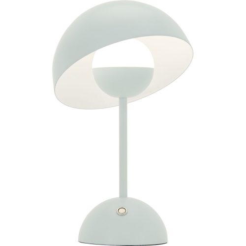 LIVIQUE, Tischlampe Melek Blau Metall 16 cm 27.5 cm - Farbe: hellblau - LED - Lichtfarbe: Extra warmweiss - Helles Neutralweiss - Tischlampe- LED