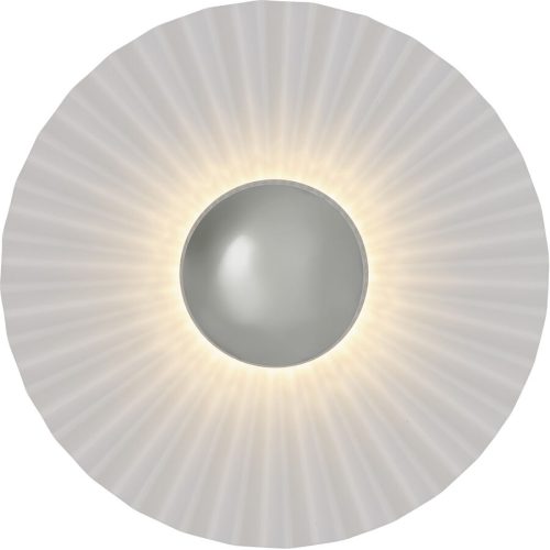 LIVIQUE, Wandlampe Larea Weiss Metall 35 cm 6.8 cm - LED - Lichtfarbe: Helles Neutralweiss - Wandlampe- LED Energiesparlampe