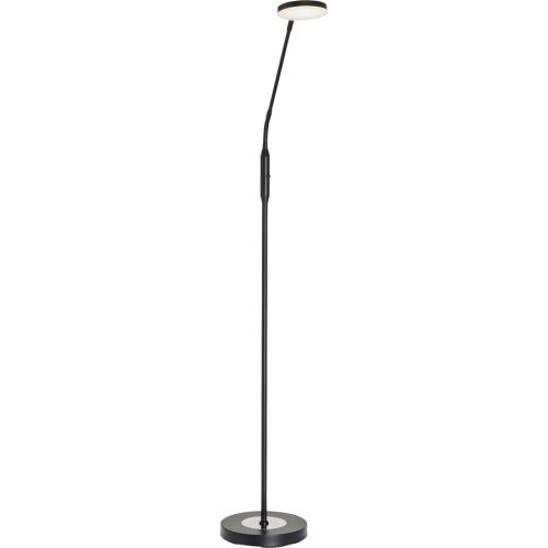 LIVIQUE, Leselampe Mariola Schwarz Metall 23 cm 138 cm - LED - Lichtfarbe: Extra warmweiss - Helles Neutralweiss - Leselampe- LED Energiesparlampe