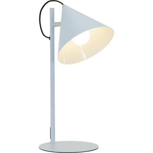 LIVIQUE, Tischlampe Charly Blau Metall 23 cm 45 cm - Farbe: hellblau - Tischlampe