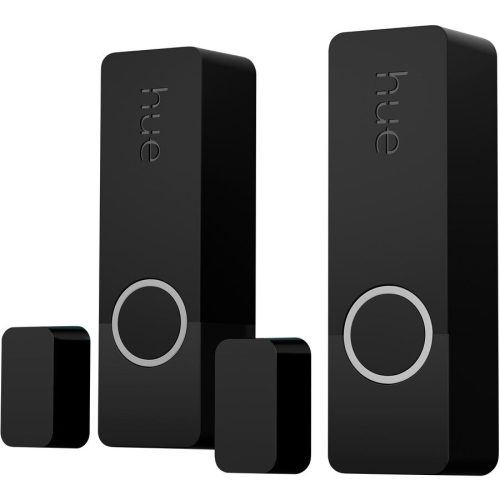 Philips Hue, Philips Hue Hue Secure Kontaktsensor Doppelpack schwarz - Material: Kunststoff - Zubehör