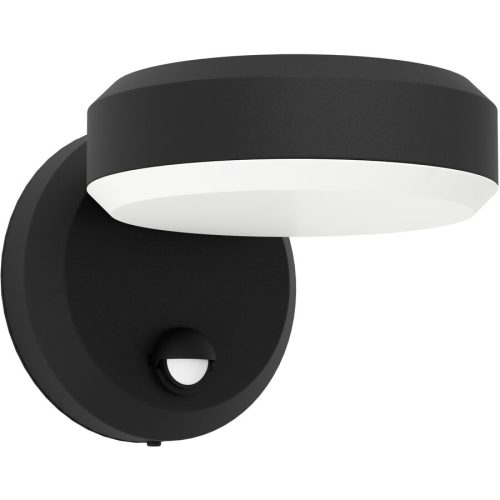 Eglo, Eglo Wandlampe aussen Fornaci Schwarz Stahl 13.5 cm - LED - Lichtfarbe: Warmweiss - Wandlampe aussen- LED Energiesparlampe
