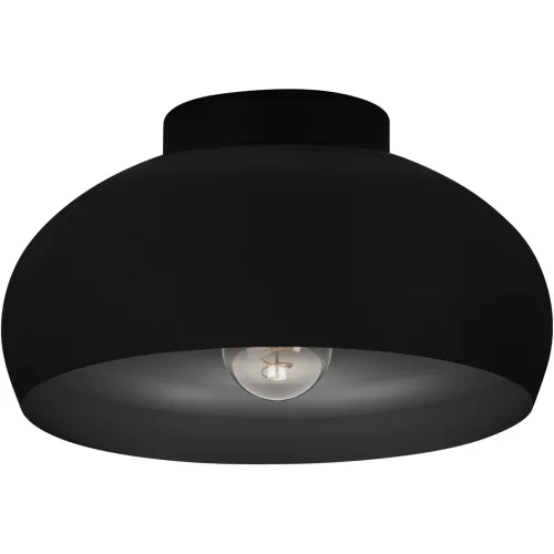 Eglo, Eglo Deckenlampe Mogano 2 Schwarz Stahl 17.5 cm - Deckenlampe