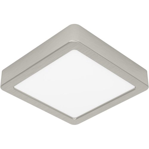 Eglo, Eglo Deckenlampe Fueva 5 Grau Stahl 16 cm 2.8 cm - Farbe: Nickel matt - LED - Lichtfarbe: Warmweiss - Deckenlampe- LED Energiesparlampe