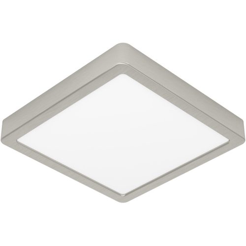 Eglo, Eglo Deckenlampe Fueva 5 Grau Stahl 21 cm 2.8 cm - Farbe: Nickel matt - LED - Lichtfarbe: Warmweiss - Deckenlampe- LED Energiesparlampe