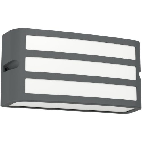 Eglo, Eglo Wandlampe aussen Camarda Grau Aluminium 11 cm - Farbe: anthrazit - Wandlampe aussen