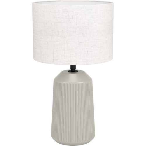Eglo, Eglo Tischlampe Capalbio Beige 41 cm - Farbe: sand - Material: Keramik - Tischlampe