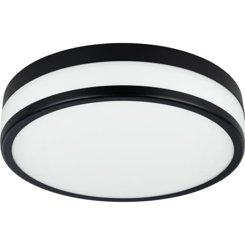 Eglo, Eglo Deckenlampe LED Palermo Schwarz Stahl 7.5 cm - LED - Lichtfarbe: Warmweiss - Deckenlampe- LED Energiesparlampe
