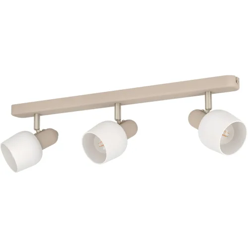 Eglo, Eglo Spot Corato Beige Stahl 12.5 cm - Farbe: sand - Spot