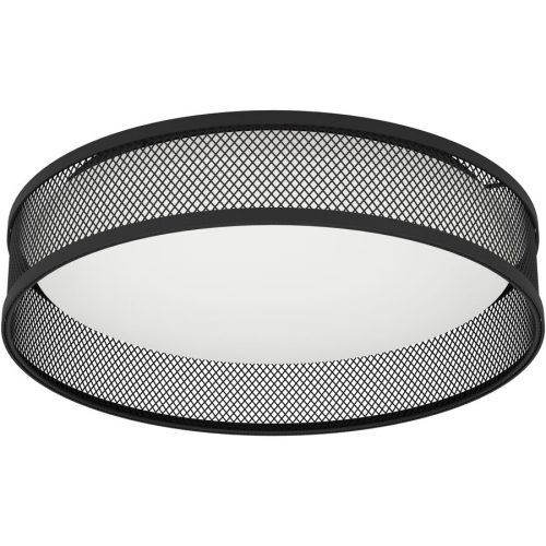 Eglo, Eglo Deckenlampe Luppineria Schwarz Stahl 9.5 cm - LED - Lichtfarbe: Warmweiss - Deckenlampe- LED Energiesparlampe