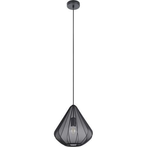 Eglo, Eglo Pendellampe Dolwen Schwarz Stahl 110 cm - Pendellampe