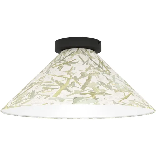 Eglo, Eglo Deckenlampe Oxpark Schwarz Stahl 19.5 cm - Deckenlampe