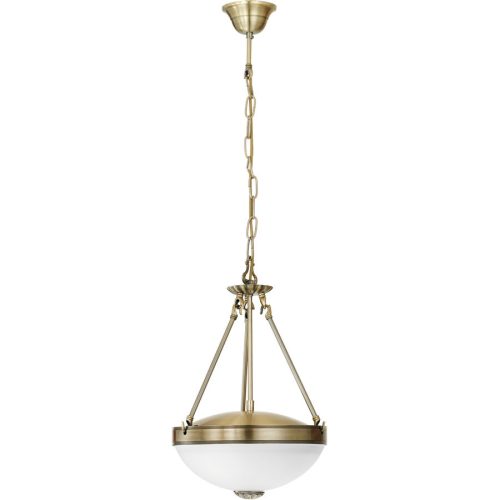 Eglo, Eglo Pendellampe Savoy Braun 110 cm - Farbe: antikbraun - Material: Guss - Pendellampe