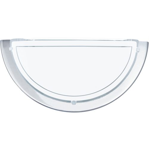 Eglo, Eglo Wandlampe Planet 1 Grau Stahl 14.5 cm - Farbe: chrom - Wandlampe