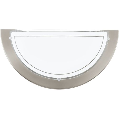 Eglo, Eglo Wandlampe Planet 1 Grau Stahl 14.5 cm - Farbe: Nickel matt - Wandlampe