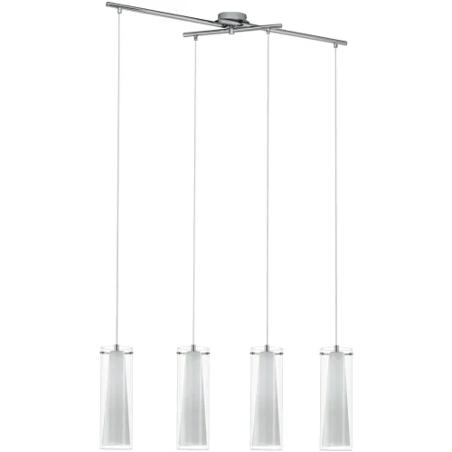 Eglo, Eglo Pendellampe Pinto Chrom Stahl B 36 cm