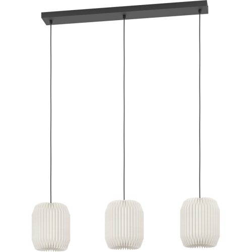 Eglo, Eglo Pendellampe Belgrave Schwarz Stahl 18 cm 110 cm - Pendellampe