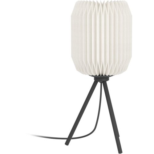 Eglo, Eglo Tischlampe Belgrave Schwarz Stahl 44 cm - Tischlampe