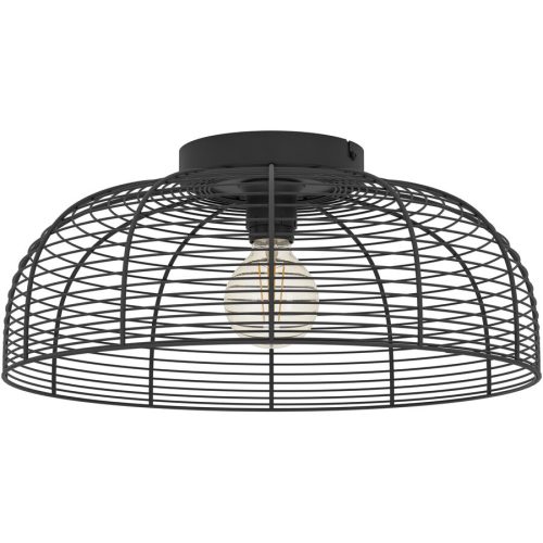 Eglo, Eglo Deckenlampe Rinroe Schwarz Stahl 20 cm - Deckenlampe