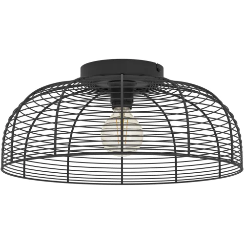 Eglo, Eglo Deckenlampe Rinroe Schwarz Stahl 20 cm - Deckenlampe