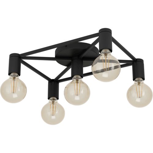Eglo, Eglo Deckenlampe Speke Schwarz Stahl 31 cm 10.5 cm - Deckenlampe