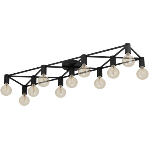 Eglo, Eglo Deckenlampe Speke Schwarz Stahl 31 cm 10.5 cm - Deckenlampe