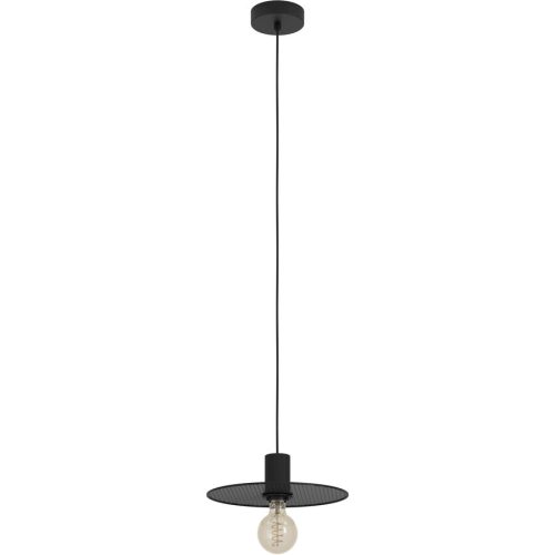 Eglo, Eglo Pendellampe Ikeston Schwarz Stahl 110 cm - Pendellampe