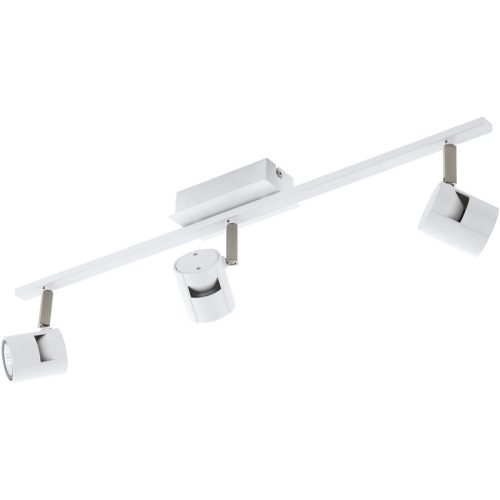 Eglo, Eglo Spot Vergiano Weiss/Grau Aluminium/Stahl 7 cm - Farbe: Nickel matt/weiss - Spot