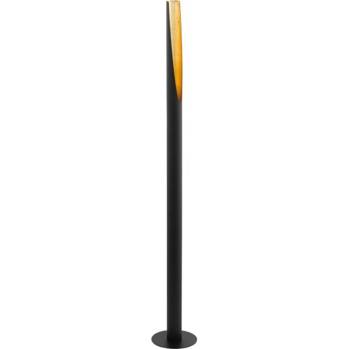 Eglo, Eglo Stehlampe Barbotto Gold/Schwarz Stahl 137 cm - Farbe: schwarz-gold - Stehlampe