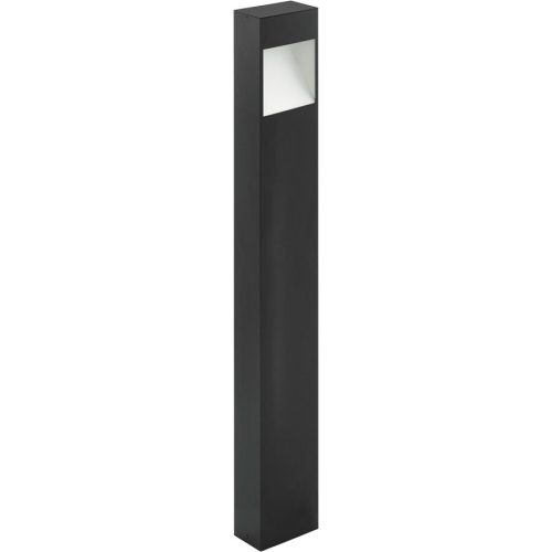 Eglo, Eglo Stehlampe aussen Manfria Grau Aluminium 7.5 cm 87 cm - Farbe: anthrazit - LED - Lichtfarbe: Warmweiss - Stehlampe aussen- LED Energiesparlampe