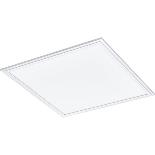 Eglo, Eglo Deckenlampe Salobrena 1 Weiss Aluminium 45 cm 5 cm - LED - Lichtfarbe: Helles Neutralweiss - Deckenlampe- LED Energiesparlampe
