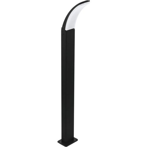 Eglo, Eglo Stehlampe aussen Fiumicino Schwarz Aluminium 90 cm - LED - Lichtfarbe: Warmweiss - Stehlampe aussen- LED Energiesparlampe