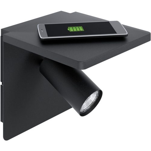 Eglo, Eglo Wandlampe Ciglie Schwarz Aluminium/Stahl 18 cm - Wandlampe