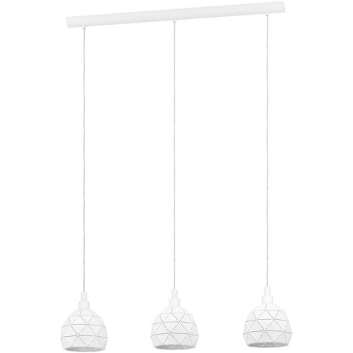 Eglo, Eglo Pendellampe Roccaforte Weiss Stahl 17 cm 110 cm - Pendellampe