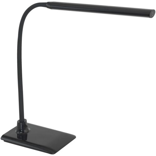 Eglo, Eglo Tischlampe Laroa Schwarz Kunststoff 12 cm 32.5 cm - LED - Lichtfarbe: Helles Neutralweiss - Tischlampe- LED Energiesparlampe