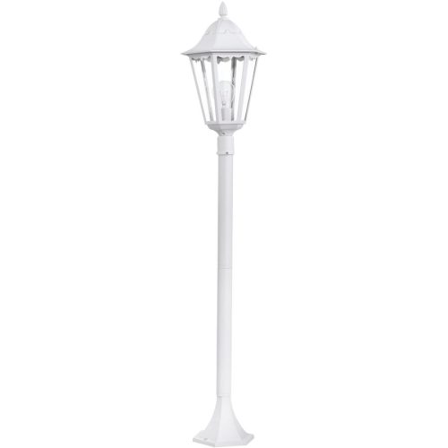 Eglo, Eglo Stehlampe aussen Navedo Weiss Aluminium 120 cm - Material: Aluguss - Stehlampe aussen
