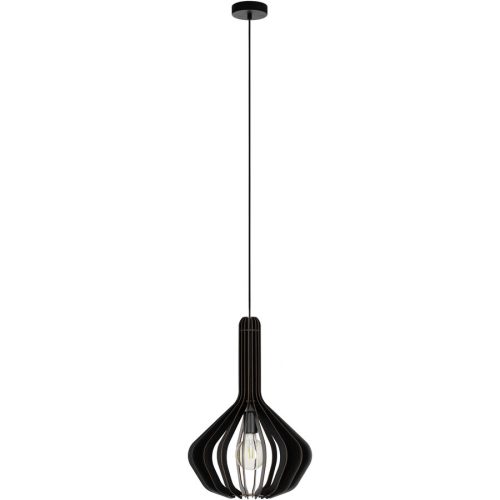 Eglo, Eglo Pendellampe Velasco Schwarz Stahl 110 cm - Pendellampe