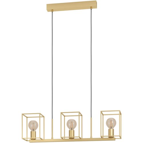 Eglo, Eglo Pendellampe Cumiole Gold Stahl 15 cm 110 cm - Farbe: goldfarben - Pendellampe