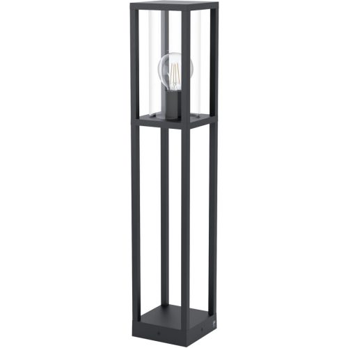 Eglo, Eglo Stehlampe aussen Cascinetta Schwarz Aluminium 15 cm 79.5 cm - Material: Aluguss - Stehlampe aussen
