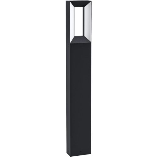 Eglo, Eglo Stehlampe aussen Riforano Schwarz Aluminium 6 cm 77 cm - LED - Lichtfarbe: Warmweiss - Material: Aluguss - Stehlampe aussen- LED Energiesparlampe