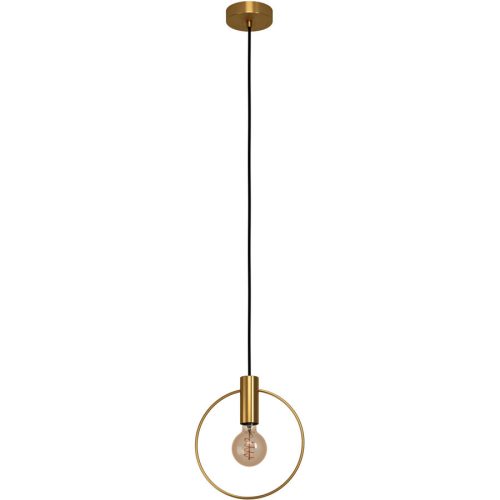 Eglo, Eglo Pendellampe Manizales Stahl 10.5 cm 110 cm - Farbe: messing gebürstet/smoky - Pendellampe