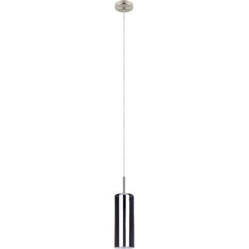 Eglo, Eglo Pendellampe Selvino Grau Stahl 110 cm - Farbe: Nickel matt - Pendellampe