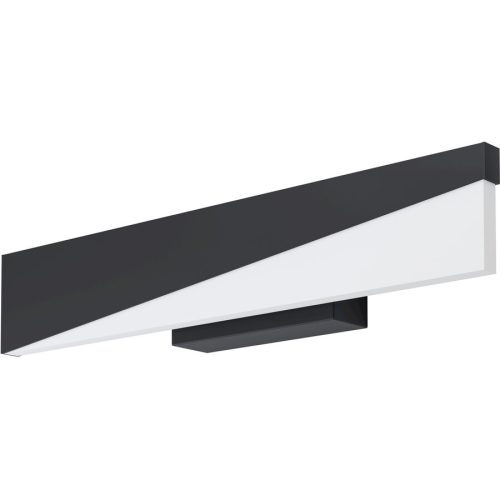 Eglo, Eglo Wandlampe Isidro Schwarz Aluminium/Stahl 8 cm - LED - Lichtfarbe: Warmweiss - Wandlampe- LED Energiesparlampe